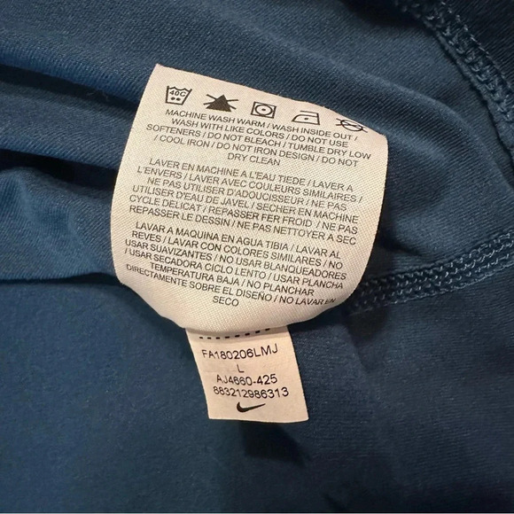 Nike Running  Dri  Fit Pull Over 1/2 Zip jacket Size L (f6 - Picture 5 of 10